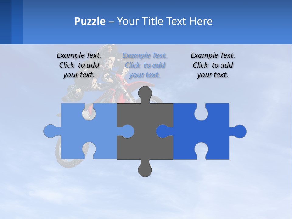 A Person On A Dirt Bike Jumping In The Air PowerPoint Template