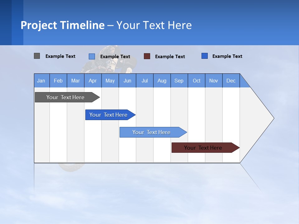 A Person On A Dirt Bike Jumping In The Air PowerPoint Template