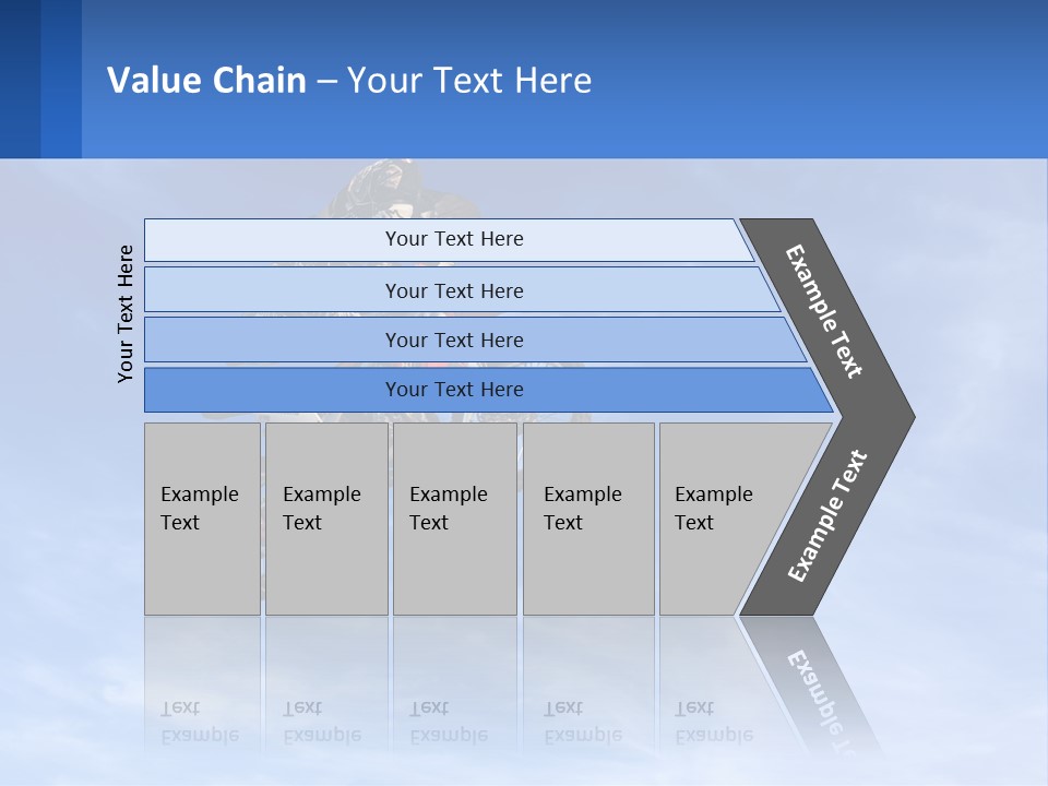 A Person On A Dirt Bike Jumping In The Air PowerPoint Template