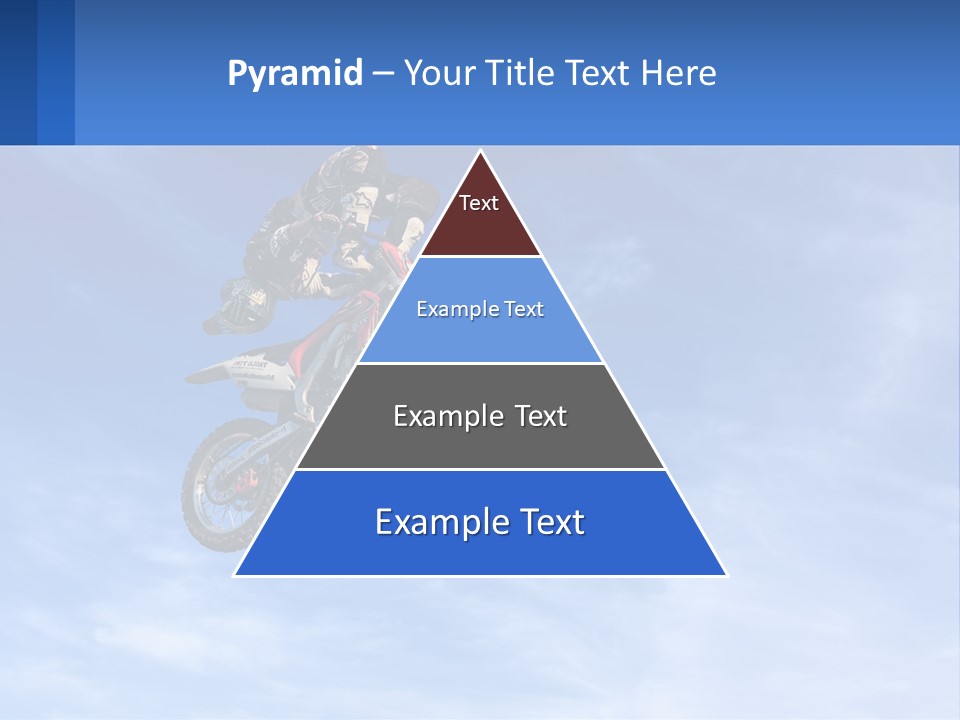 A Person On A Dirt Bike Jumping In The Air PowerPoint Template
