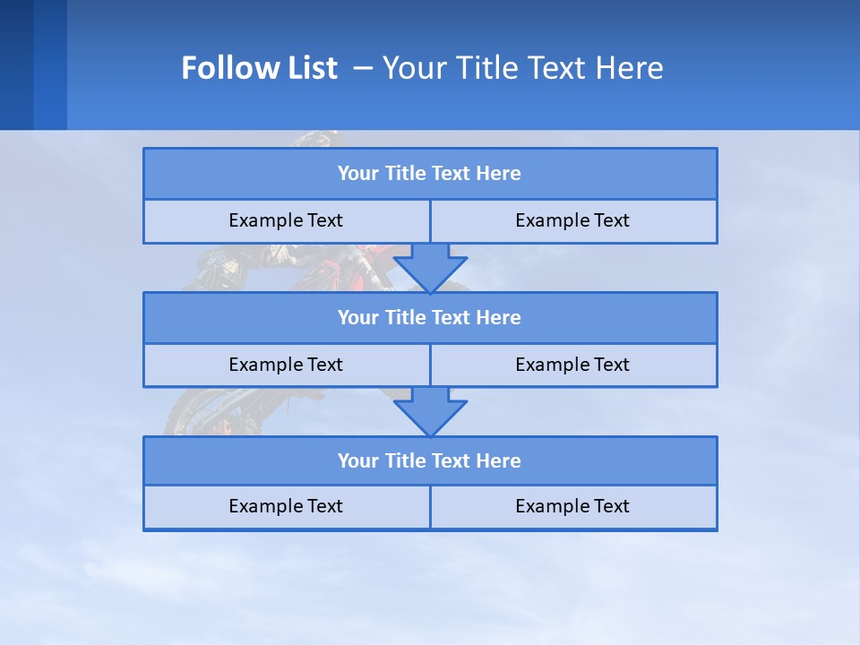 A Person On A Dirt Bike Jumping In The Air PowerPoint Template