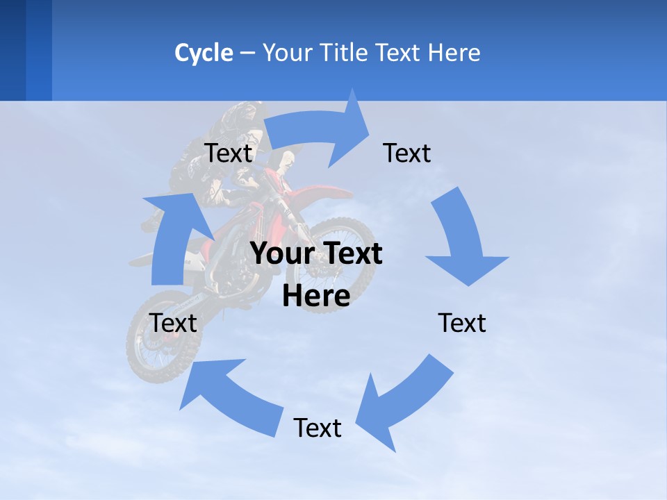 A Person On A Dirt Bike Jumping In The Air PowerPoint Template