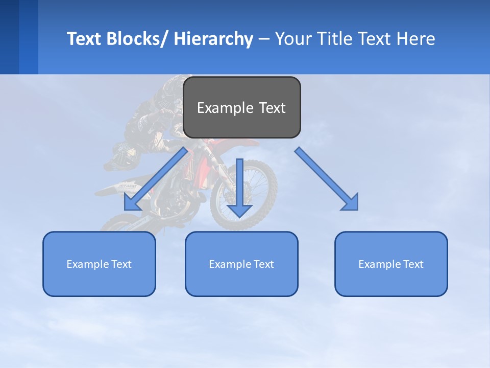 A Person On A Dirt Bike Jumping In The Air PowerPoint Template