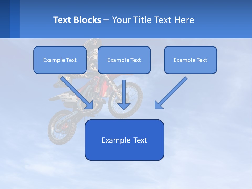 A Person On A Dirt Bike Jumping In The Air PowerPoint Template