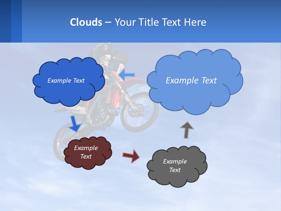 A Person On A Dirt Bike Jumping In The Air PowerPoint Template