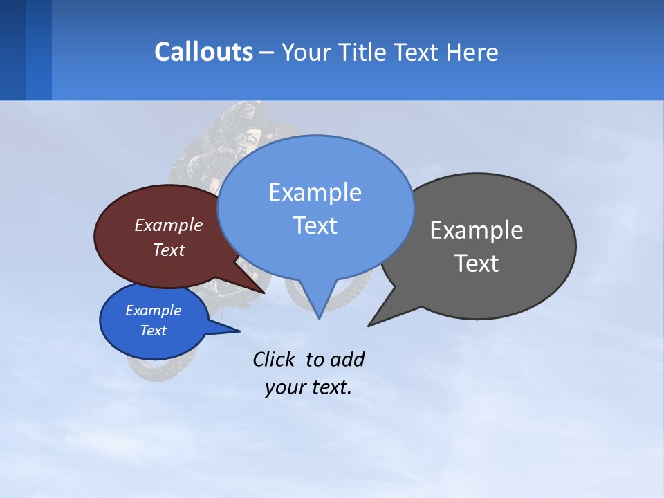 A Person On A Dirt Bike Jumping In The Air PowerPoint Template