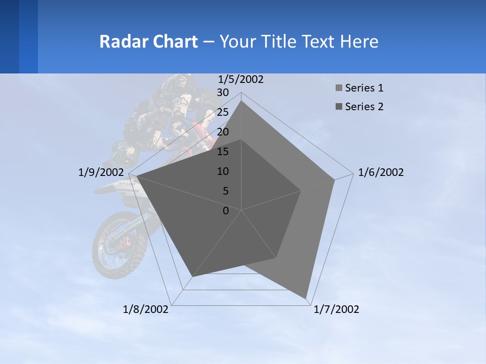 A Person On A Dirt Bike Jumping In The Air PowerPoint Template