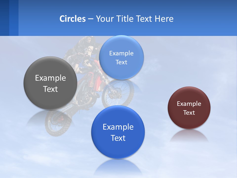 A Person On A Dirt Bike Jumping In The Air PowerPoint Template