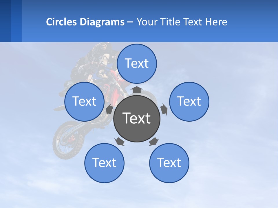 A Person On A Dirt Bike Jumping In The Air PowerPoint Template