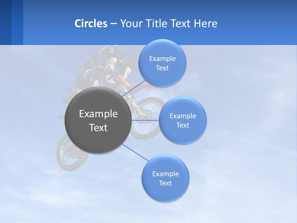 A Person On A Dirt Bike Jumping In The Air PowerPoint Template