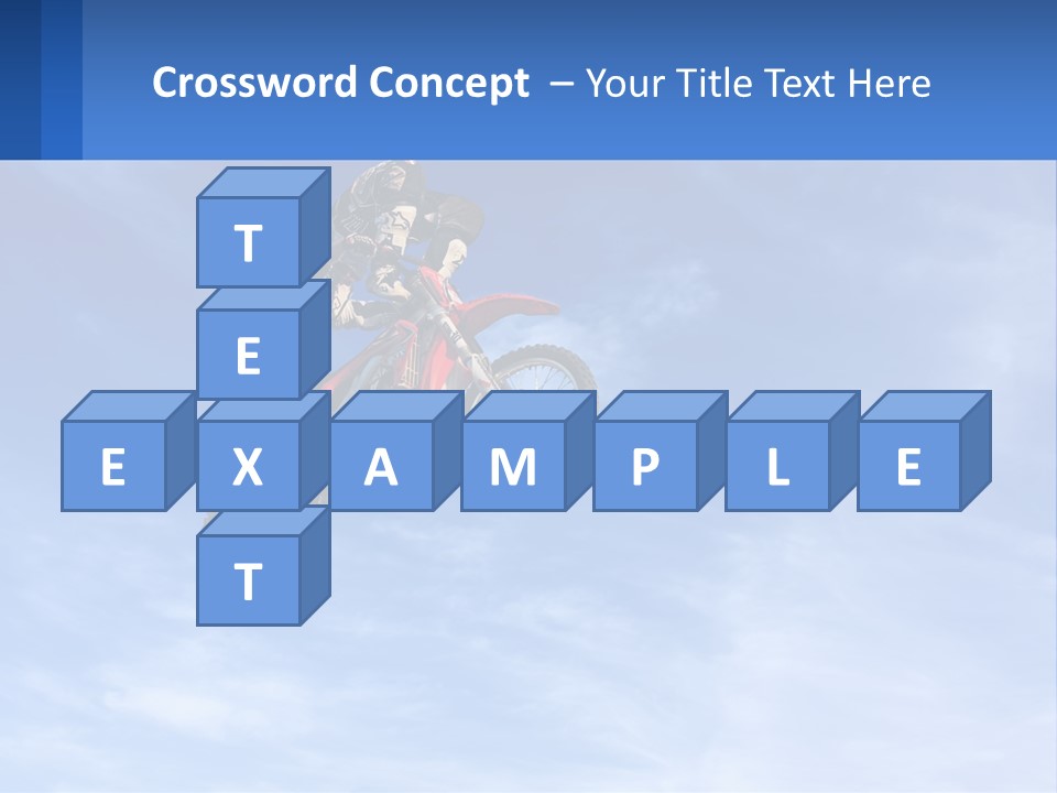 A Person On A Dirt Bike Jumping In The Air PowerPoint Template