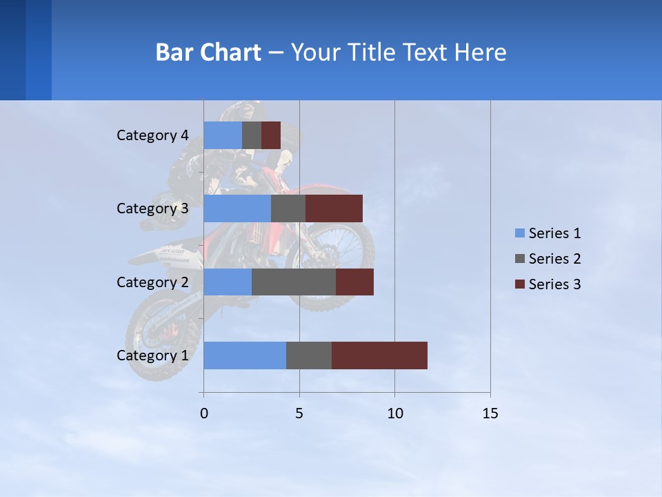 A Person On A Dirt Bike Jumping In The Air PowerPoint Template