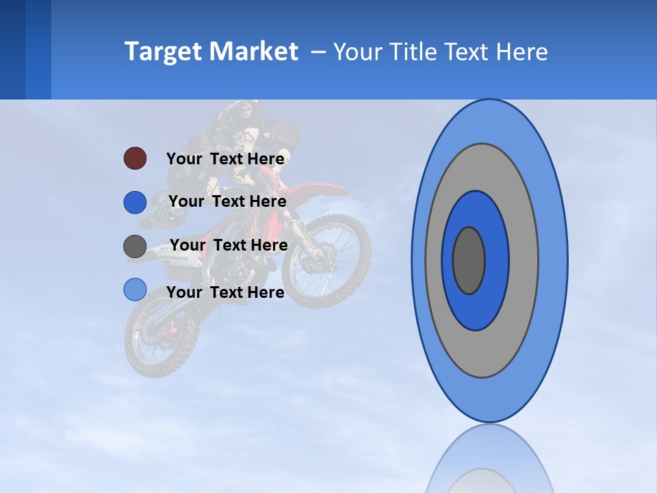 A Person On A Dirt Bike Jumping In The Air PowerPoint Template