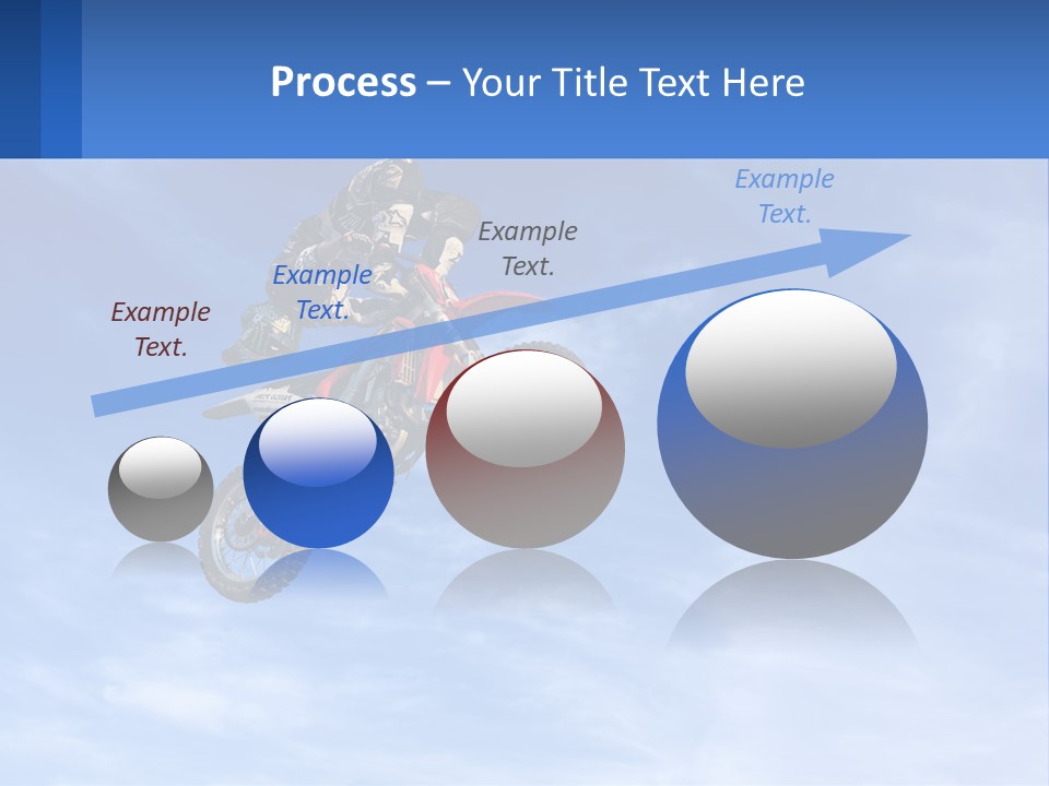 A Person On A Dirt Bike Jumping In The Air PowerPoint Template