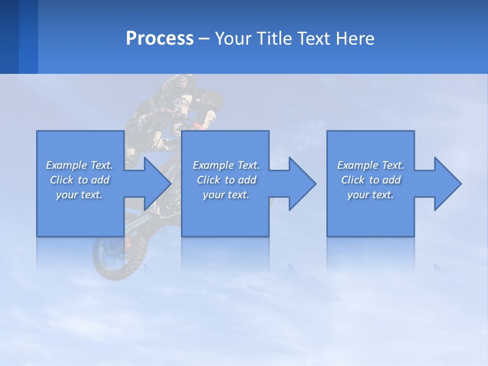 A Person On A Dirt Bike Jumping In The Air PowerPoint Template