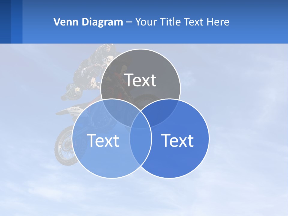 A Person On A Dirt Bike Jumping In The Air PowerPoint Template
