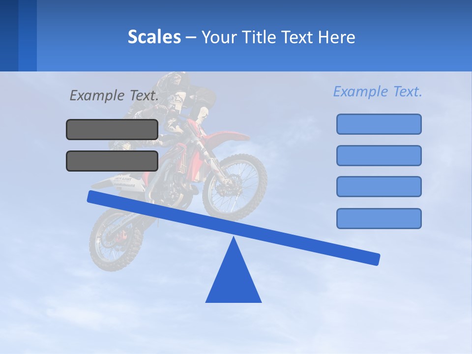 A Person On A Dirt Bike Jumping In The Air PowerPoint Template