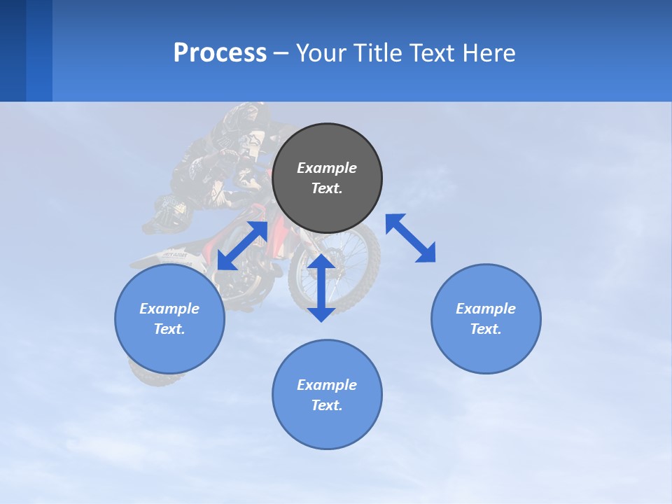 A Person On A Dirt Bike Jumping In The Air PowerPoint Template
