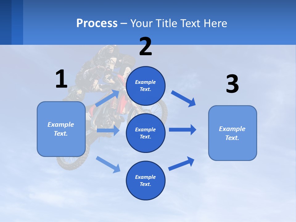 A Person On A Dirt Bike Jumping In The Air PowerPoint Template