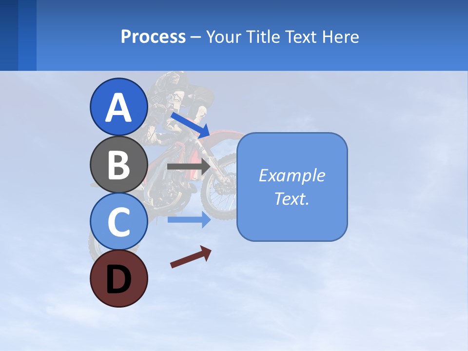 A Person On A Dirt Bike Jumping In The Air PowerPoint Template