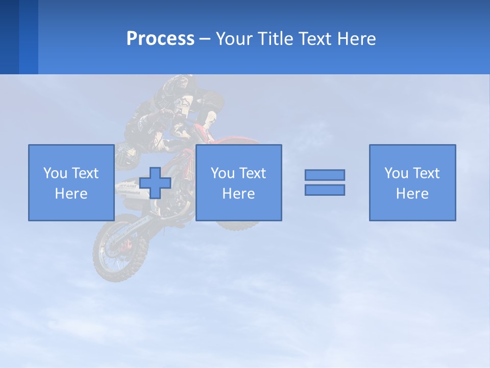 A Person On A Dirt Bike Jumping In The Air PowerPoint Template