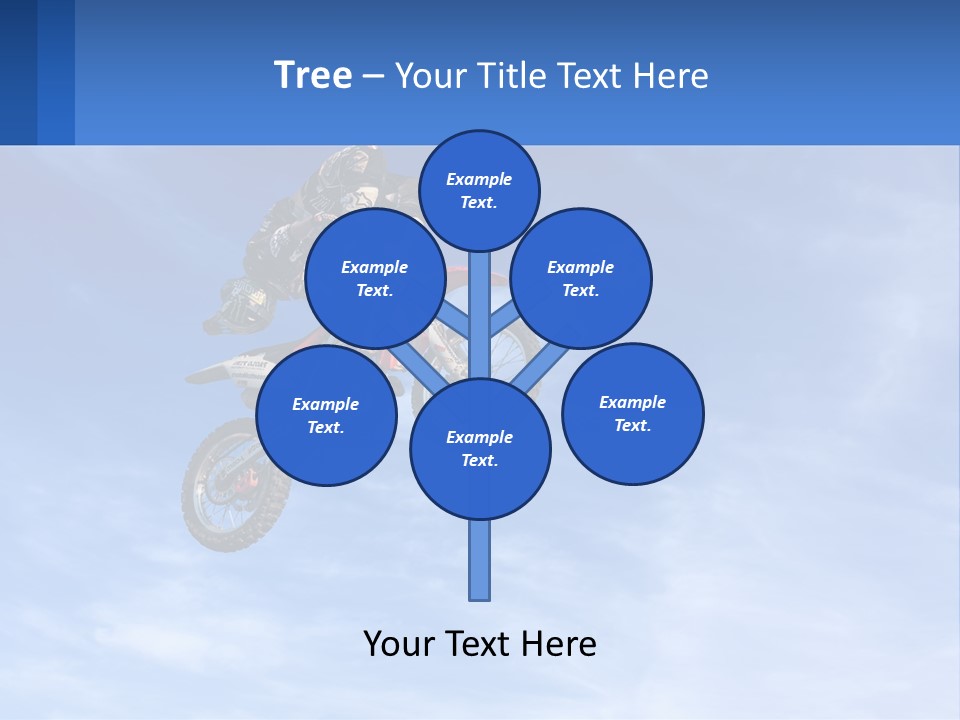 A Person On A Dirt Bike Jumping In The Air PowerPoint Template