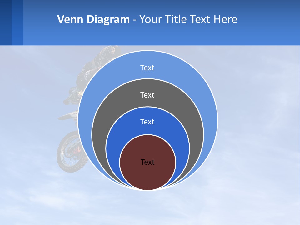A Person On A Dirt Bike Jumping In The Air PowerPoint Template