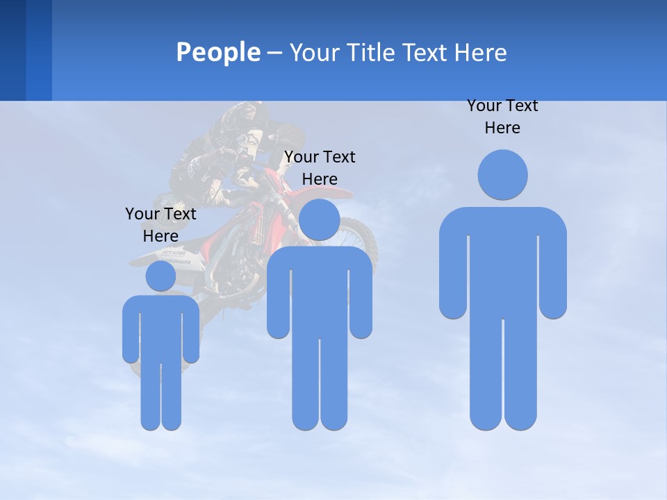 A Person On A Dirt Bike Jumping In The Air PowerPoint Template