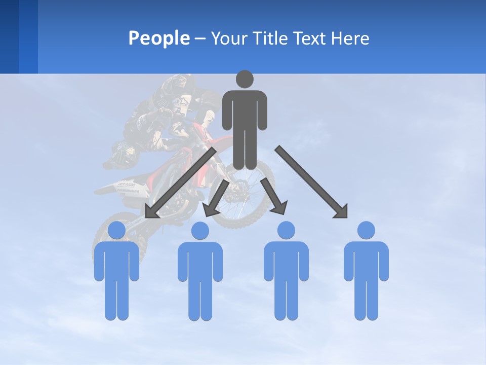 A Person On A Dirt Bike Jumping In The Air PowerPoint Template