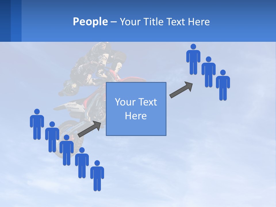 A Person On A Dirt Bike Jumping In The Air PowerPoint Template