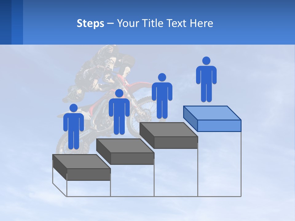 A Person On A Dirt Bike Jumping In The Air PowerPoint Template