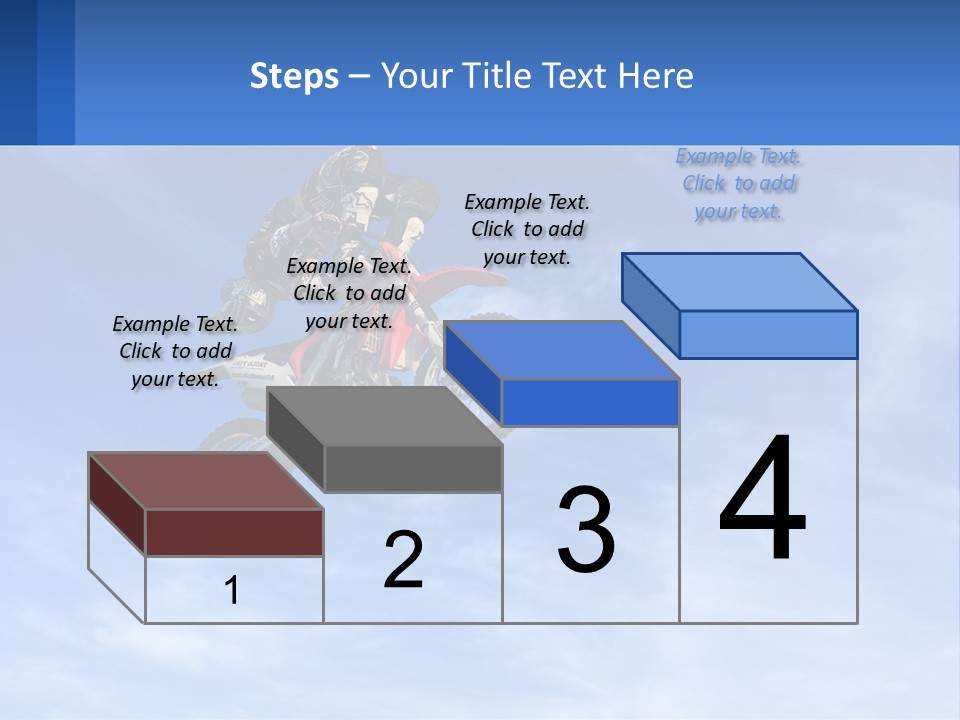 A Person On A Dirt Bike Jumping In The Air PowerPoint Template
