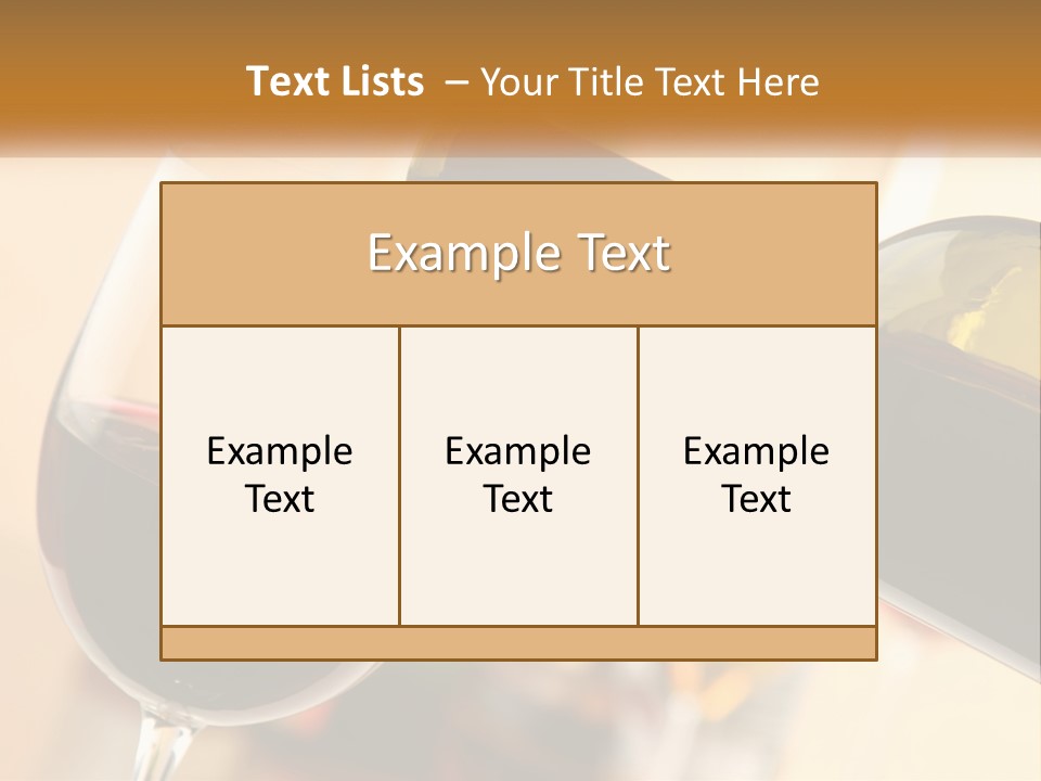 A Bottle Of Wine Being Poured Into A Glass PowerPoint Template
