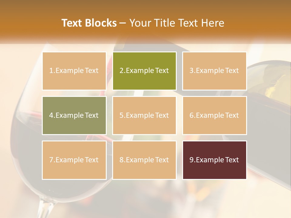 A Bottle Of Wine Being Poured Into A Glass PowerPoint Template