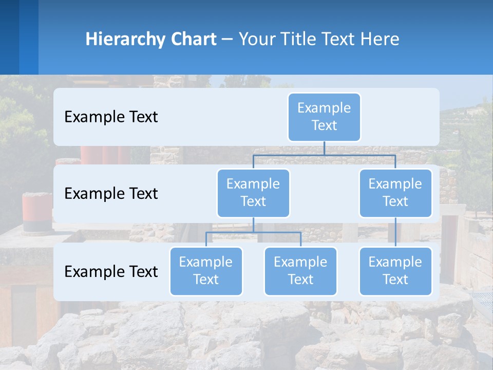 A Stone Building With Columns And Pillars In Front Of It PowerPoint Template