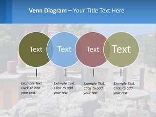 A Stone Building With Columns And Pillars In Front Of It PowerPoint Template