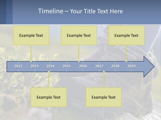 A Person In Hiking Boots Standing On A Rock PowerPoint Template