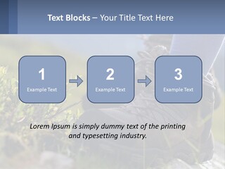 A Person In Hiking Boots Standing On A Rock PowerPoint Template