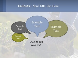 A Person In Hiking Boots Standing On A Rock PowerPoint Template