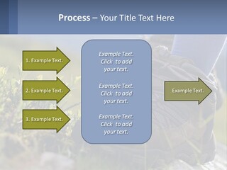 A Person In Hiking Boots Standing On A Rock PowerPoint Template