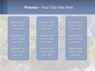 A Person In Hiking Boots Standing On A Rock PowerPoint Template