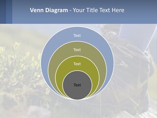 A Person In Hiking Boots Standing On A Rock PowerPoint Template
