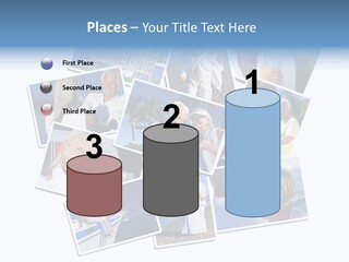 A Collage Of Photos With A Man And Woman PowerPoint Template