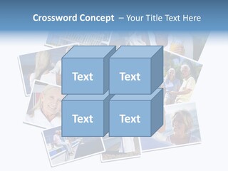 A Collage Of Photos With A Man And Woman PowerPoint Template