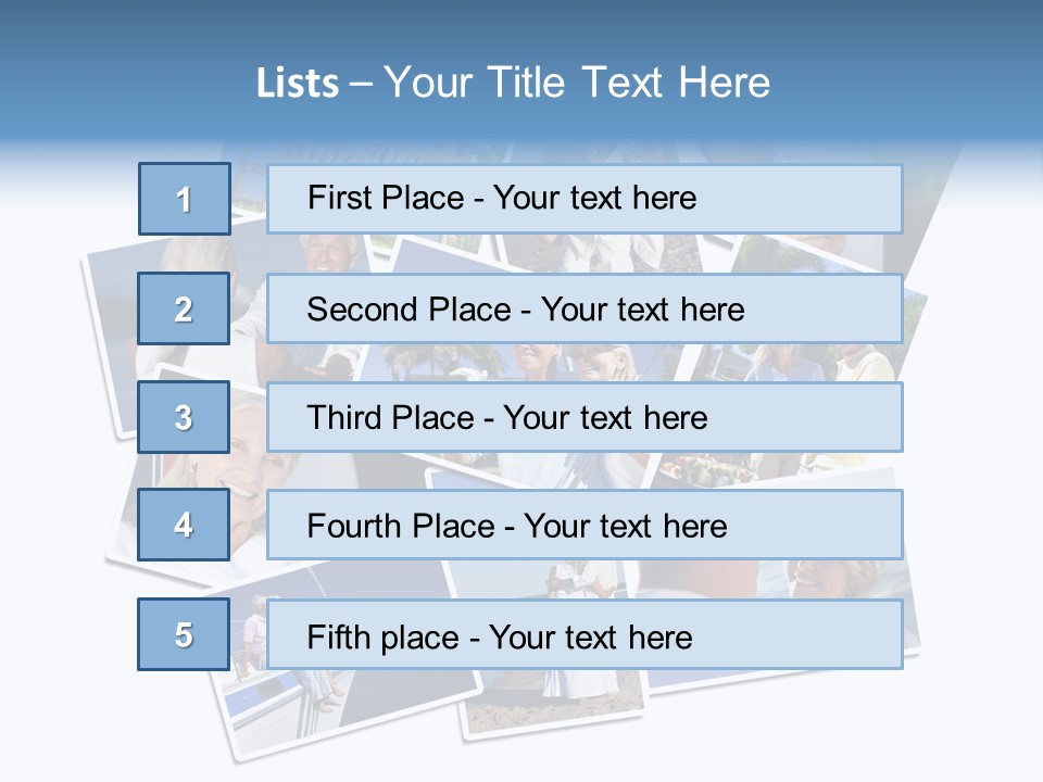 A Collage Of Photos With A Man And Woman PowerPoint Template