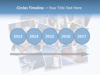 A Collage Of Photos With A Man And Woman PowerPoint Template