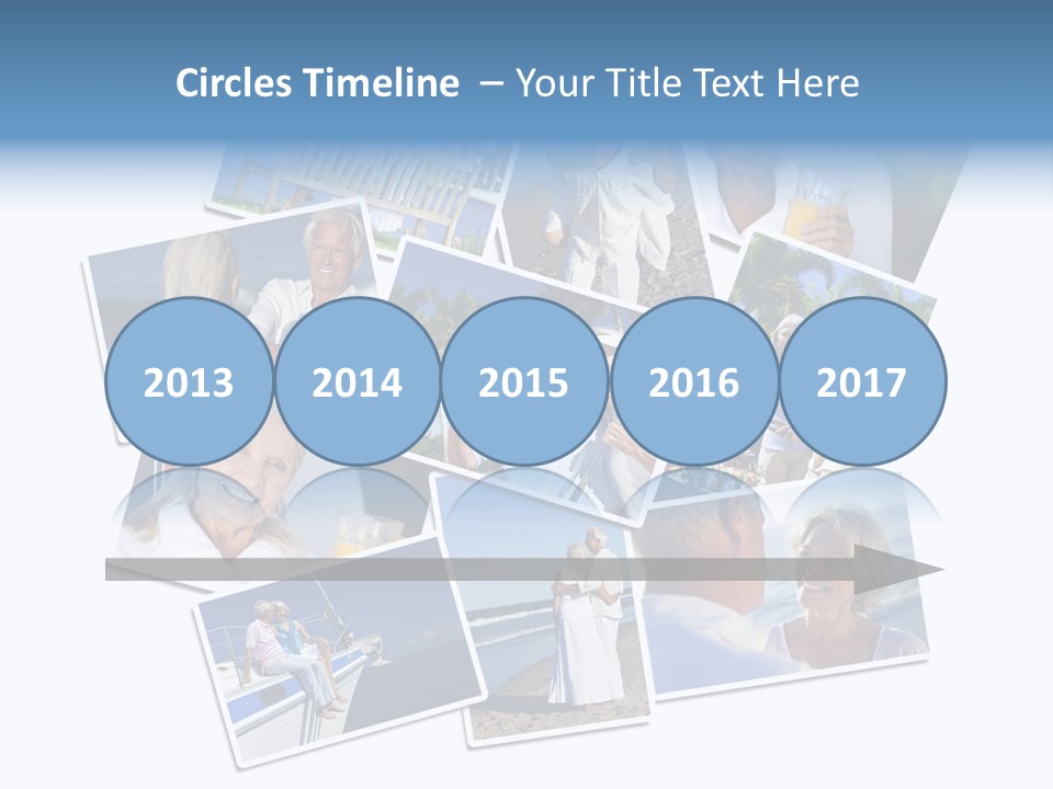 A Collage Of Photos With A Man And Woman PowerPoint Template