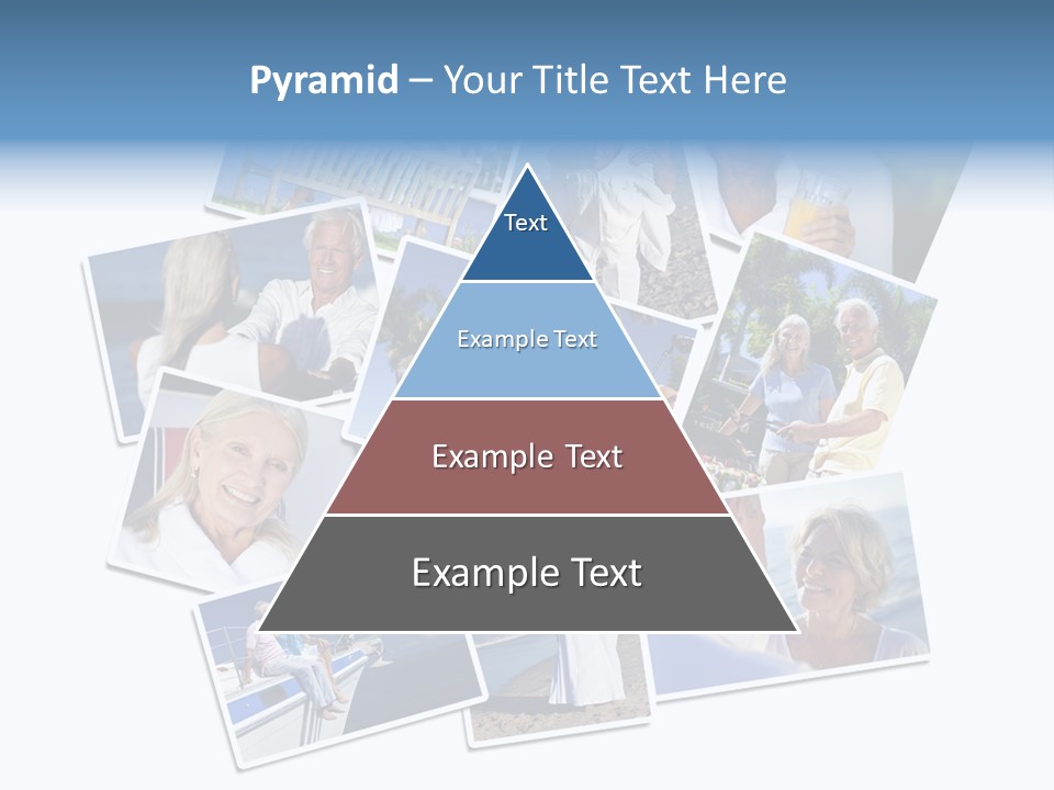 A Collage Of Photos With A Man And Woman PowerPoint Template