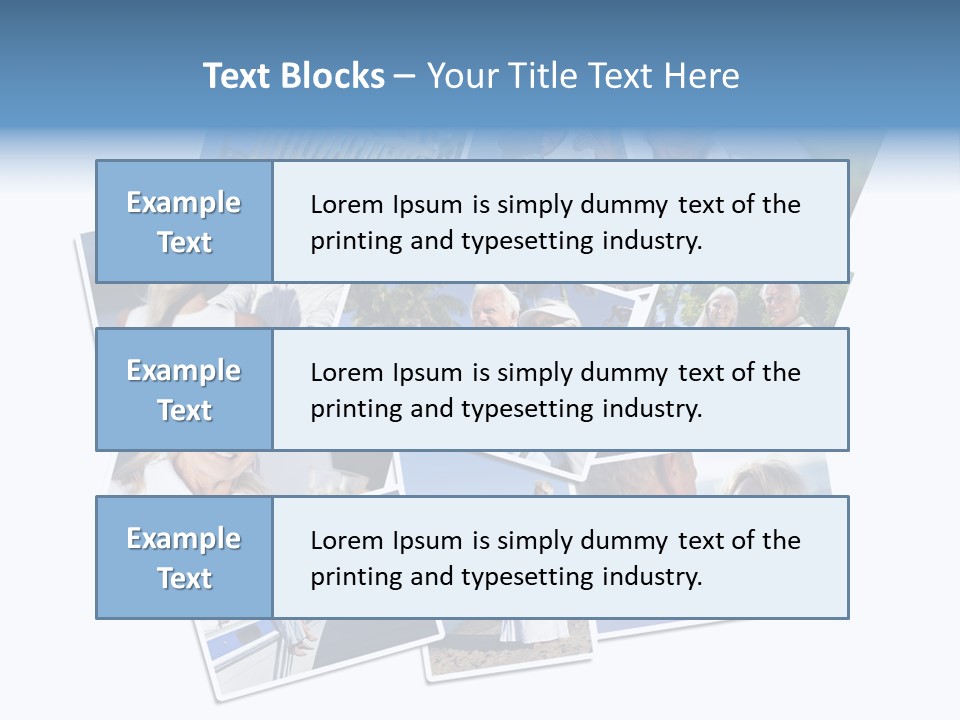 A Collage Of Photos With A Man And Woman PowerPoint Template