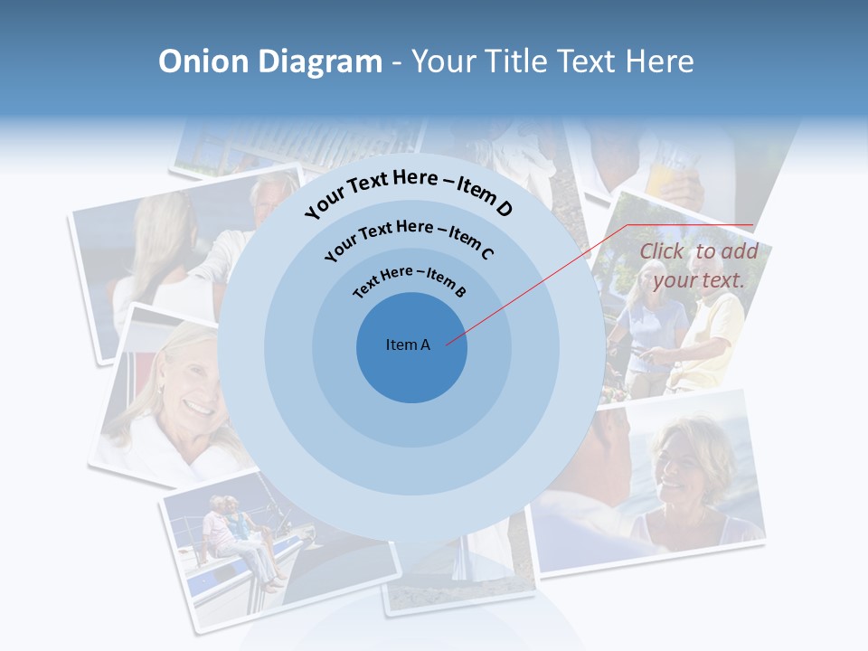 A Collage Of Photos With A Man And Woman PowerPoint Template